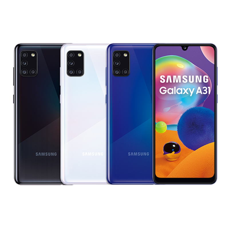A a samsung galaxy A 31 (New great condition)