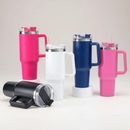 Tumbler with Handle & Straw Lid,  Drinkware, kic