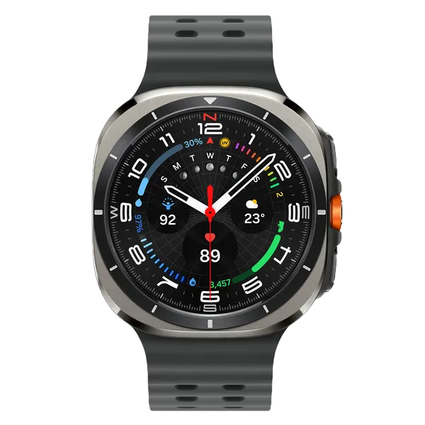 AAA Watch 7 Ultra, smart watch (47 mm) Titanium Grey / White. tactical