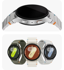 Samsung Galaxy Watch 7 (Green/Silver, Cleam)