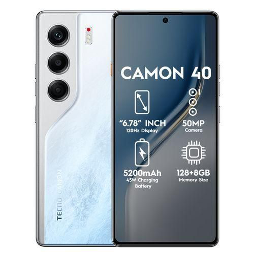 Tecno Camon 40 or Pro (256GB + 8GB)smart phone Tec op inf