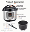 Sayona (6 Liter ) Multifunction Electric Pressure Cooker