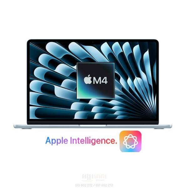 Apple 13″ MacBook Air 2025 , M4, 16GB RAM ( 256GB SSD ) laptop
