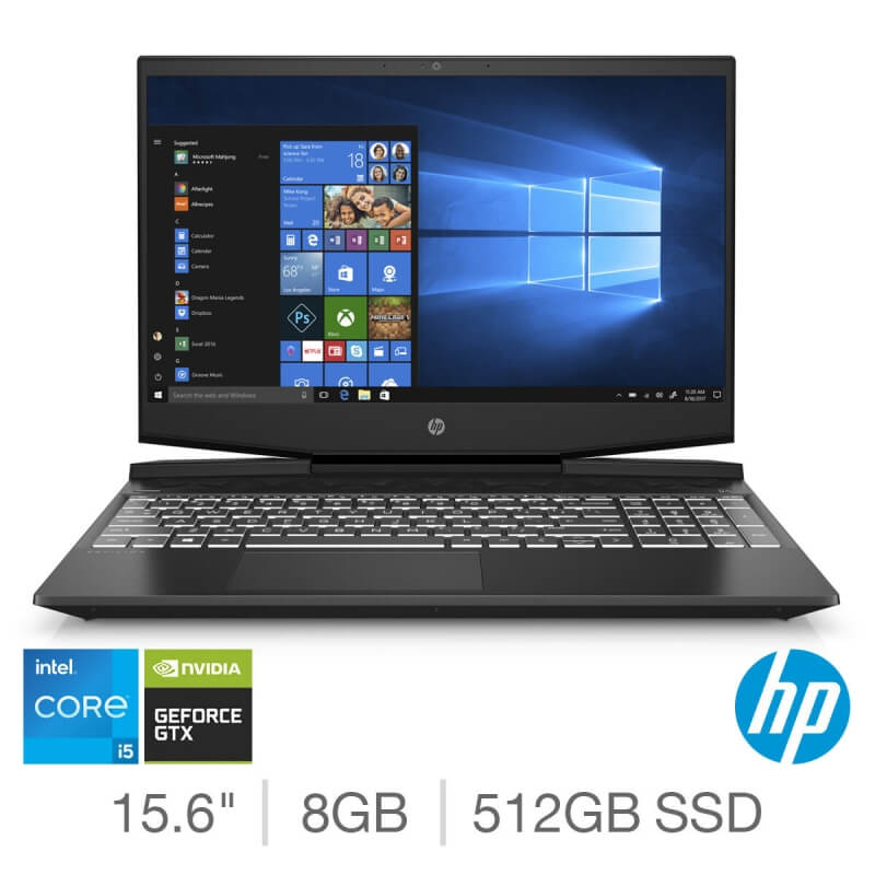 HP Pavilion 15.6-inch i5 8GB RAM 512GB SSD NVIDIA GeForce GTX 1650 Gaming Laptop