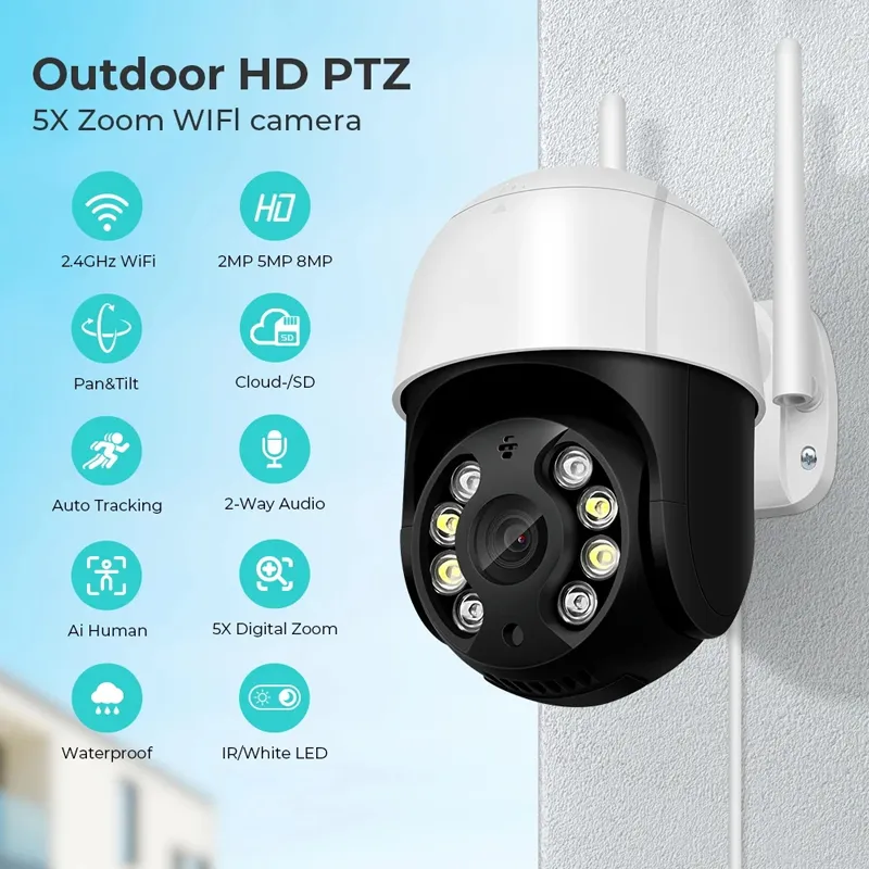 Wifi smart IP camera security surveillance Outdoor & indoor, night visions 1080P