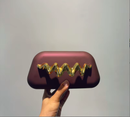 Sending Waves Clutch women's hand-bags