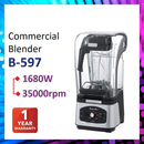 Commercial Blender Heavy Duty Blender with Enclosure, Kic
