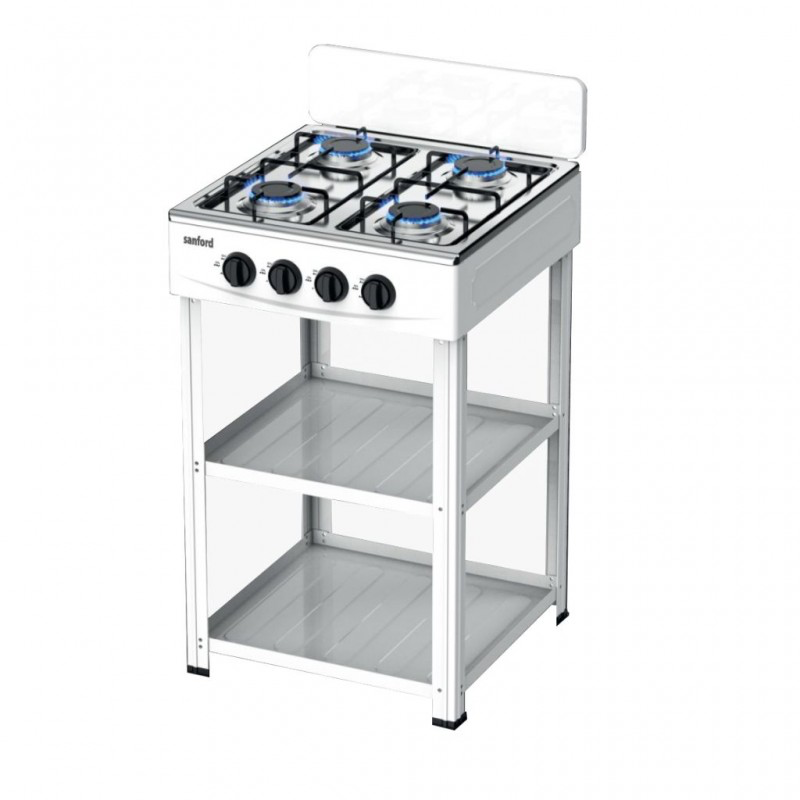 Gas cooker Kitchen Line 4-burner Open stand