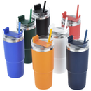 Tumbler with Handle & Straw Lid,  Drinkware, kic