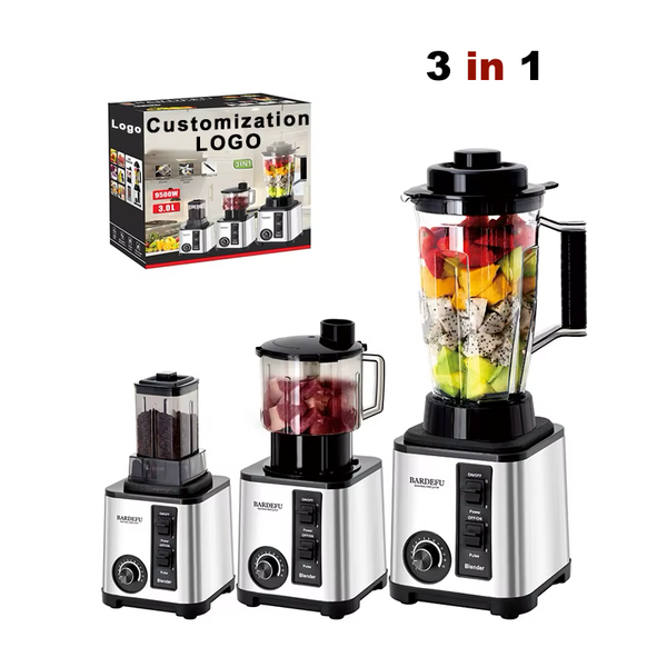 3L Blender Juicer Food Processor Blender (3 in 1) Heavy Duty Smoothie Blender