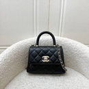 Chaneel Coc Handle Mini women Lady Clutch Handbag