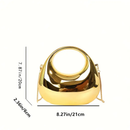 Satchels Shape Clutch Women lady Handbag