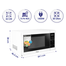Super General 30L Microwave Oven, SGMM935DGW Kic