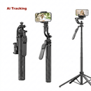 AI Tracking Smart Tracking Tripod Selfie Stick 360 wireless