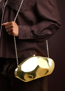 Acrylic shell shape clutch Women lady Handbag