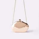 Acrylic shell shape clutch Women lady Handbag