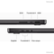 MacBook Pro 16" M4 Max Chip 36GB/1TB Space Black (14C CPU 32C GPU) laptop ipad