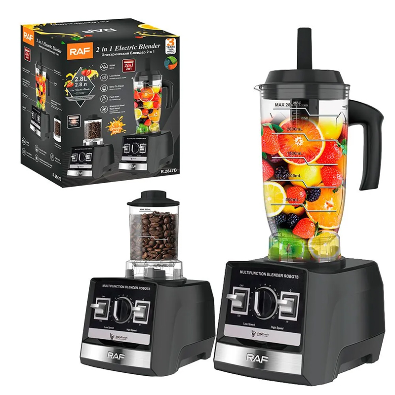 Electric Multi-Functional Blender 2-in-1 Blender with Washer Head