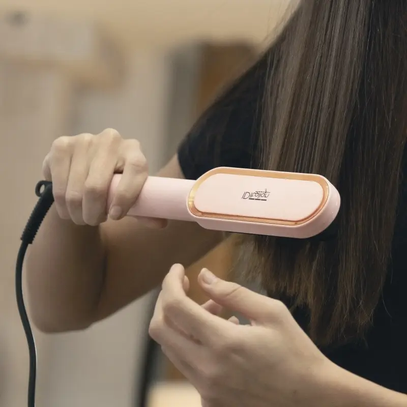 Electric Hair Brush Straightening Comb blenddd portabl