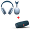 Bundle of Headphones & JBL Bluetooth speaker hao