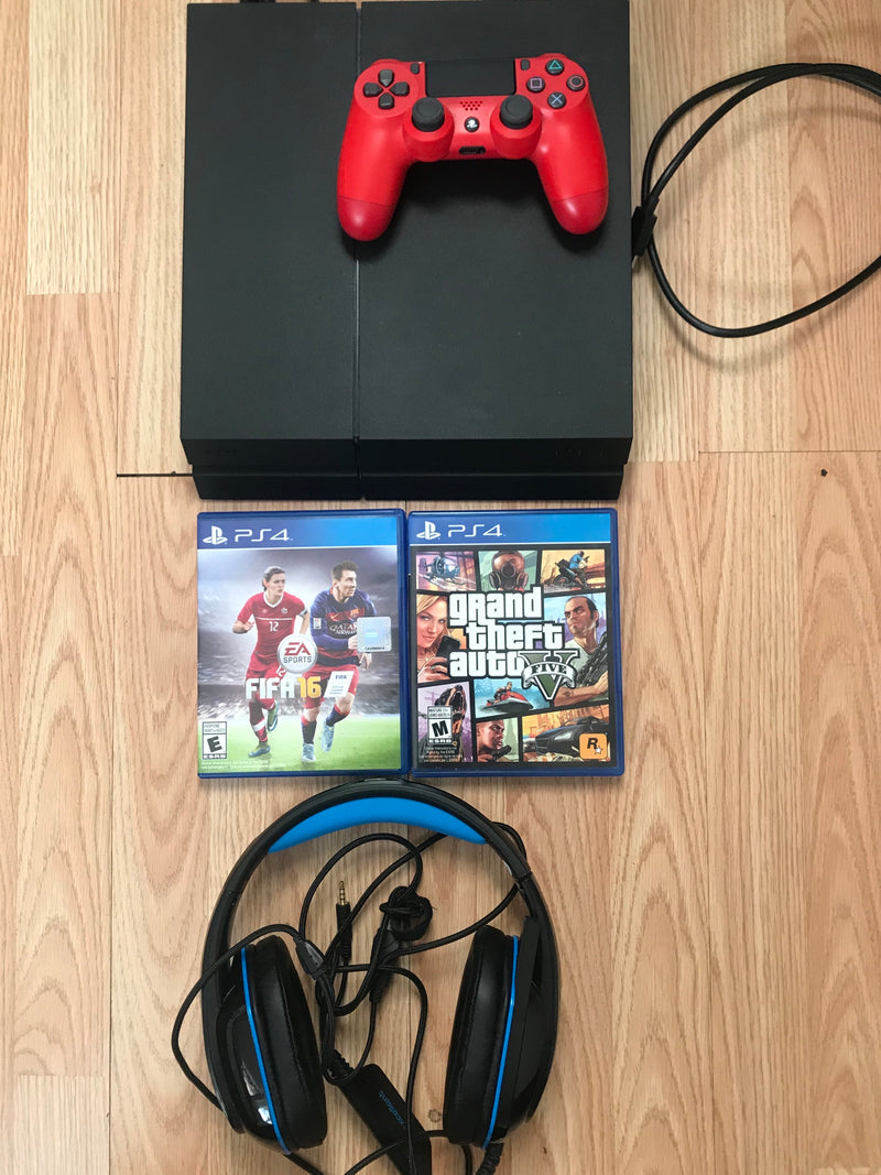 Playstation4, Ps4 with  free Games Toy (500GB)