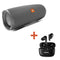 Bundle of Bluetooth speaker and Lenovo earbuds