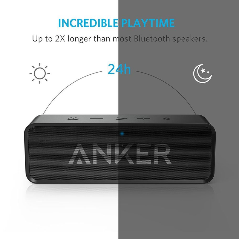 Anker Soundcore Portable Wireless Bluetooth Speaker with Dual-Driver (Original Rich Bass)