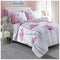 3-Piece  Blend Queen Duvet Cover Set in Burgundy portabl
