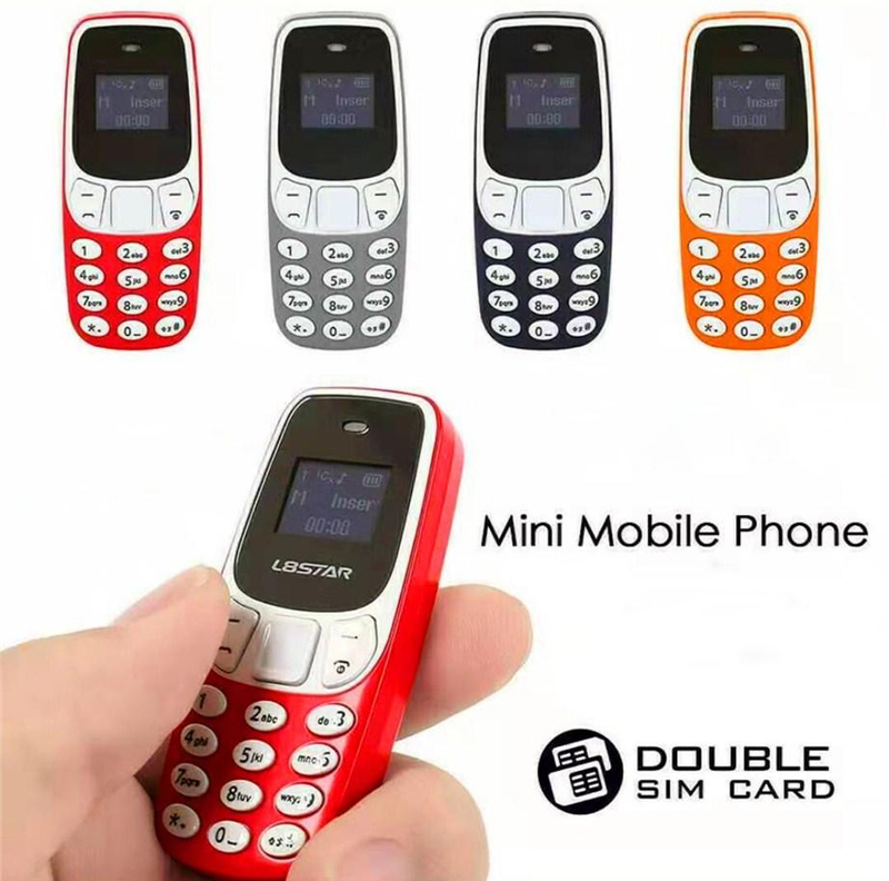 Super Mini Mobile Cell Phone Double SIM bluetooth & MP3