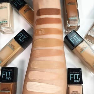 Fit Me Kiss Beauty Matte +Poreless, Foundation Normal to Oily