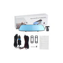 1080P Dual Lens Car Auto DVR Mirror Dash Cam Recorder+Rear View Camera Kit - TelaDroid 