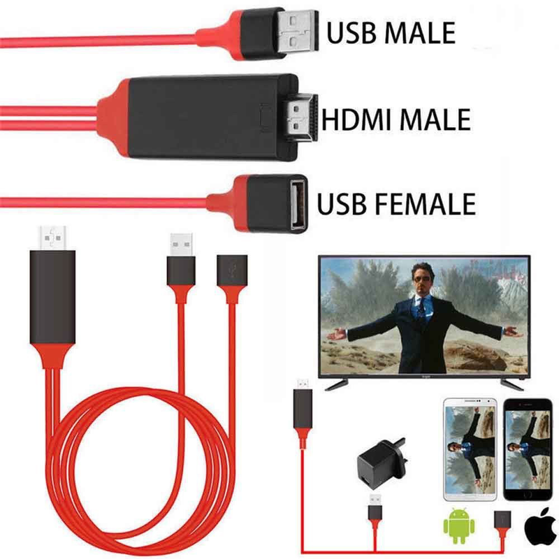 3 in 1 HDTV Cable Android & IOS ( All phones )