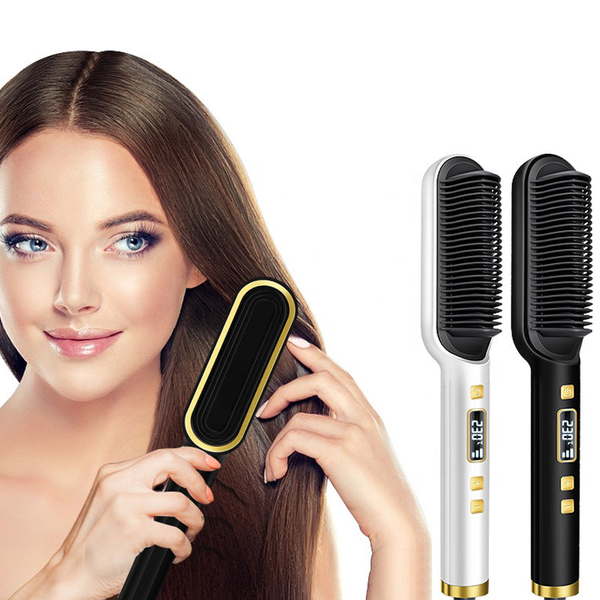AAA Electric hair straighter Brush ceramic heated (New model) bledddd