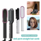 AAA Electric hair straighter Brush ceramic heated (New model)