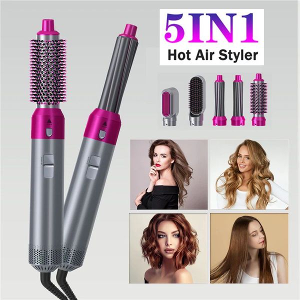 5 in 1 Hot Air Brush Electric plus hair dryer (New)