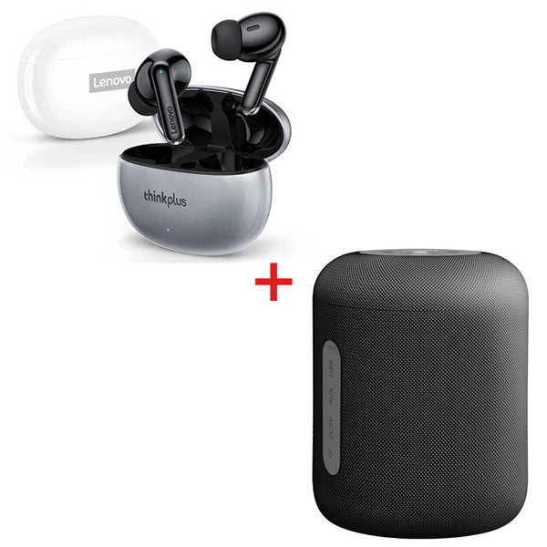 Bundle of Lenovo buds with Promate boom speaker (Original) hao