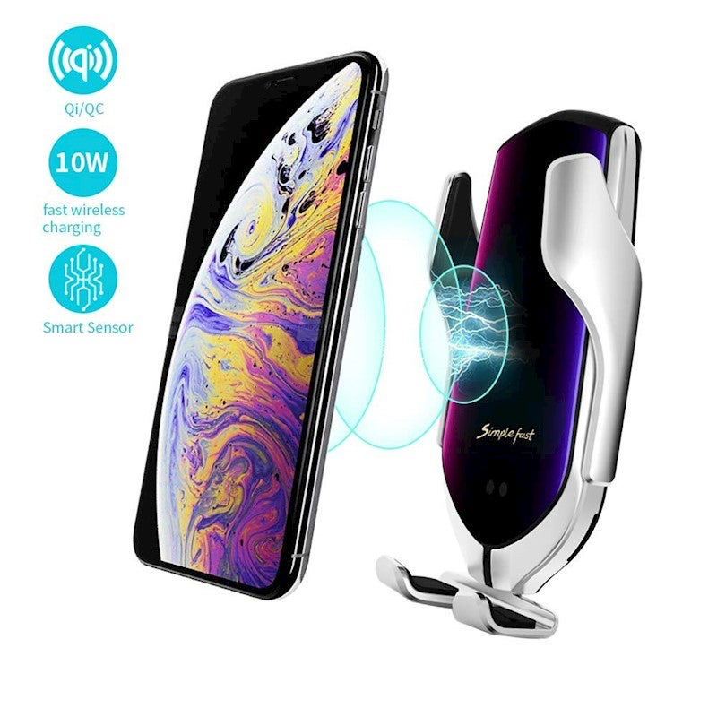 AAAA r1 Phone Holder stand Wireless Charging Smart Sensor Automatic Clip
