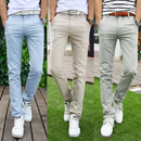 Men Cotton Pants Casual Business Stretch Formal