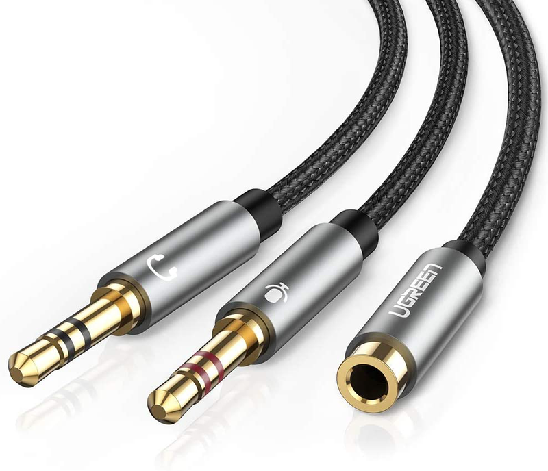 4M ack 3.5mm to 2 RCA Audio Cable AUX Splitter 3.5mm Stereo Male to Male RCA Adapter 2 Speaker Cable