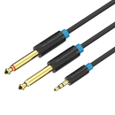 4M ack 3.5mm to 2 RCA Audio Cable AUX Splitter 3.5mm Stereo Male to Male RCA Adapter 2 Speaker Cable