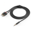 4M ack 3.5mm to 2 RCA Audio Cable AUX Splitter 3.5mm Stereo Male to Male RCA Adapter 2 Speaker Cable