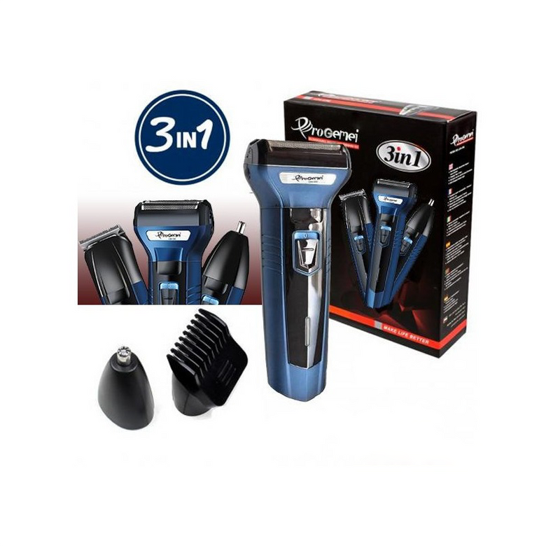 A 3 in1 Electric Rechargeable trimmer Hair & beard shaver