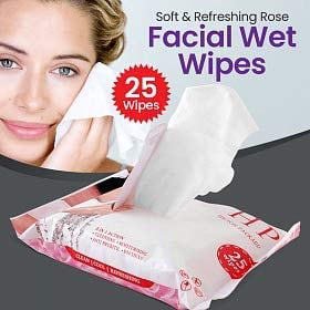 Hilton Packard wipes | Make up remover wipes for Easy Cleansing (25 Pcs)