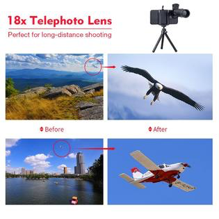 12X Zoom Mobile Phone Lens Telescope Tripod (for iPhone 6/7/8)